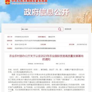 喜报连连 | K8凯发·国际官方网站,凯发·k8国际,凯发一触即发(中国区)官方网站被认定为 2023年K8凯发·国际官方网站,凯发·k8国际,凯发一触即发(中国区)官方网站国际贸易高质量发展基地